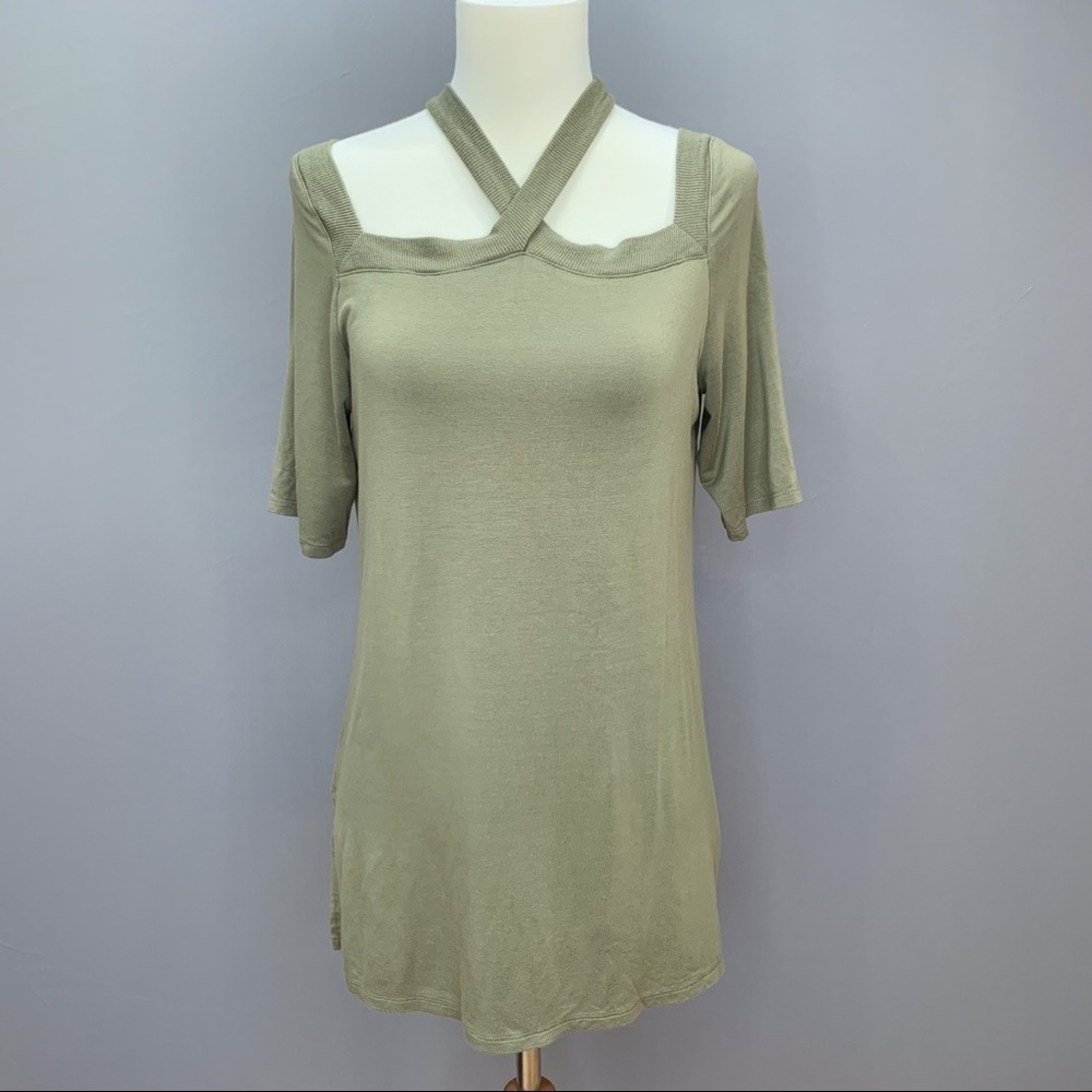 Anthropologie Postmark Soft Green Top, S.